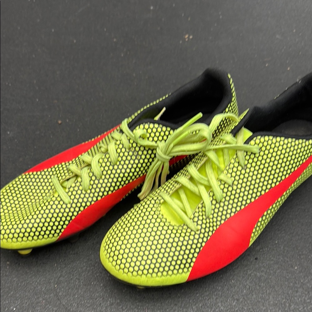 Puma Athletic Shoes - Neon Yellow and Red